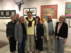 Linda and Ron Nyselius, Tom Anastaio ,Paul and Adelaide Szabo, and Sandy and Missy Piekunka