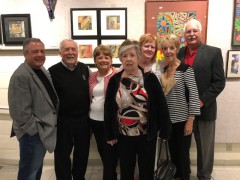 L-R Tom Anastasio, Al and Shirley Torrisi, Patricia Maloney, Lisa Mrakovcic,and Barbara and Michael Wright